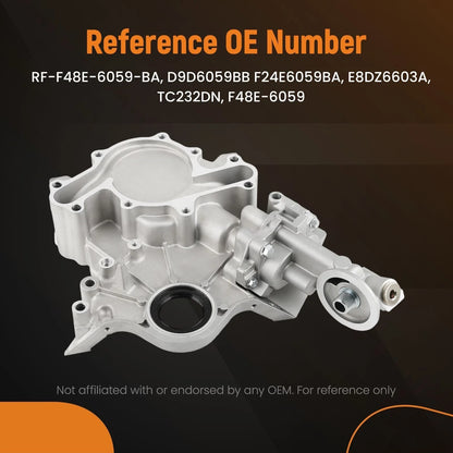 Timing Cover with Oil Pump for Ford Mercury 3.8L V6 (1991 to 1995)