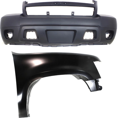 Front Passenger Right Fender for Chevy Suburban Tahoe 1500 2500 (2007–2014)