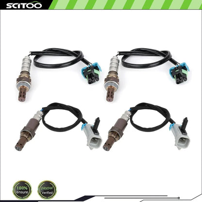 Set of 4 O2 Sensors for 2010 Saturn Vue Upstream/Downstream