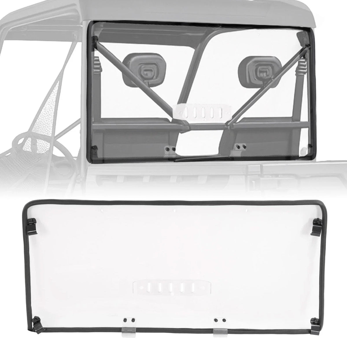 Rear Clear Windscreen for CF Moto UForce 600 (2021-2025)