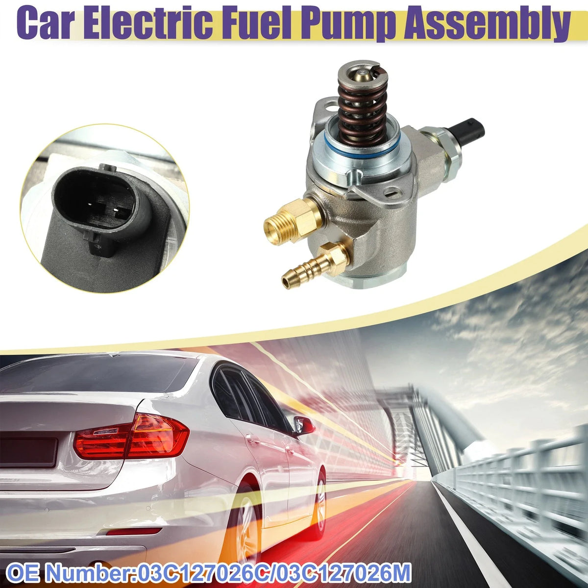 High Pressure Fuel Pump for Audi A1 Turbocharged (03C127026C)