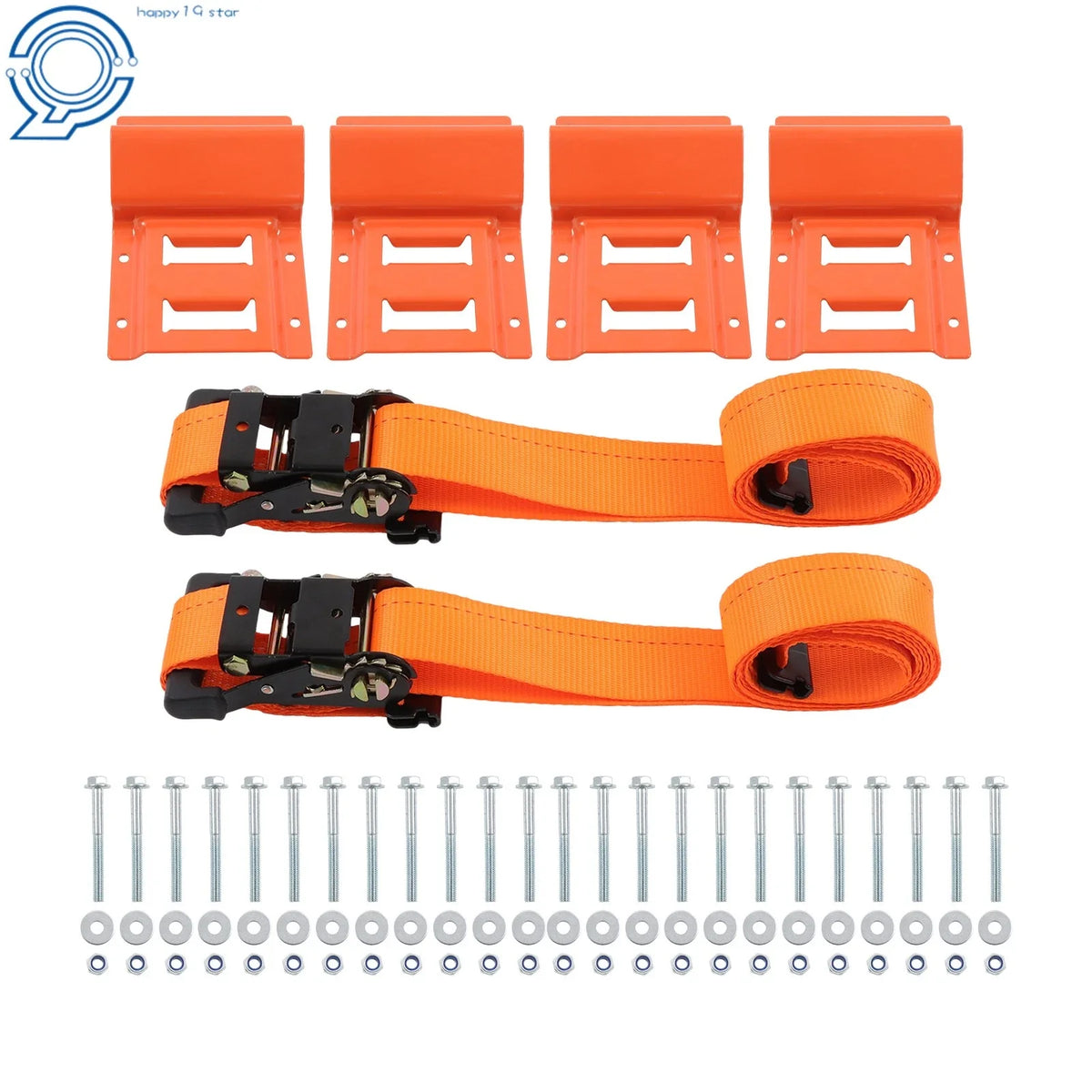 2X UTV ATV Wheel Chock and Tie Down Kit (E Track)