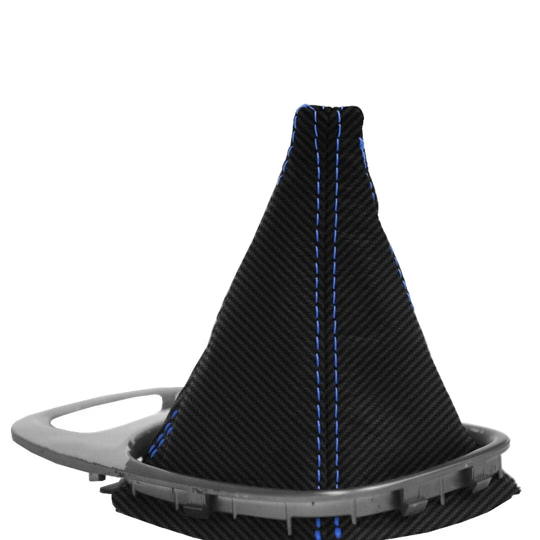 Manual Shift Boot for Honda S2000 (2003–2009) Carbon Fiber Blue Stitch