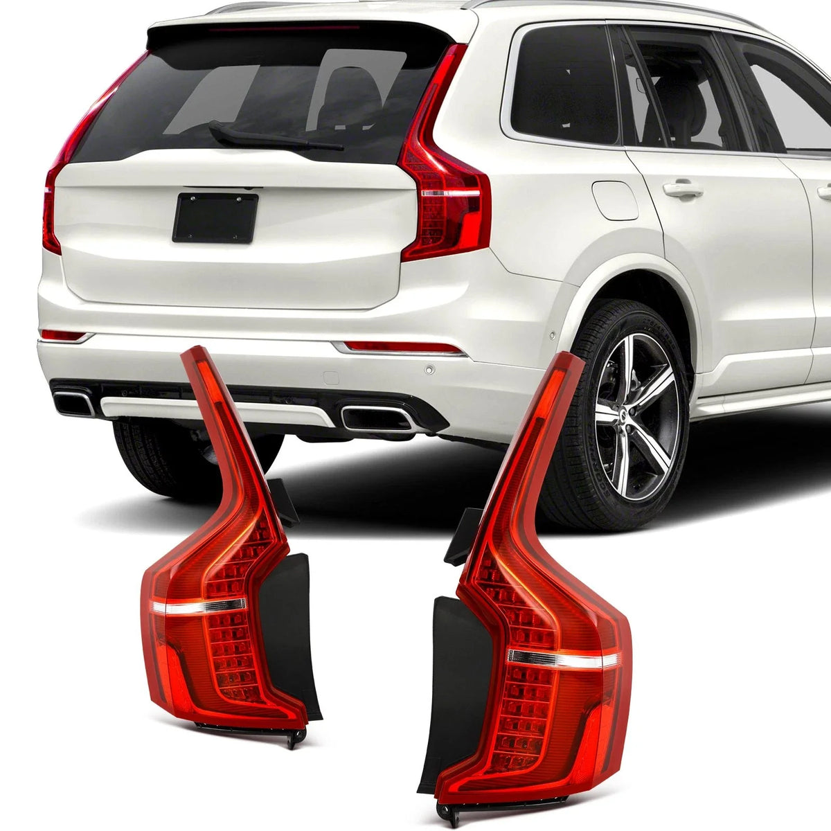 2X LED Tail Light Set for Volvo XC90 (2016–2024)