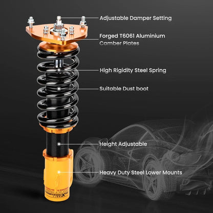 24-Step Damper Coilover Struts for 2000-2004 Subaru Legacy
