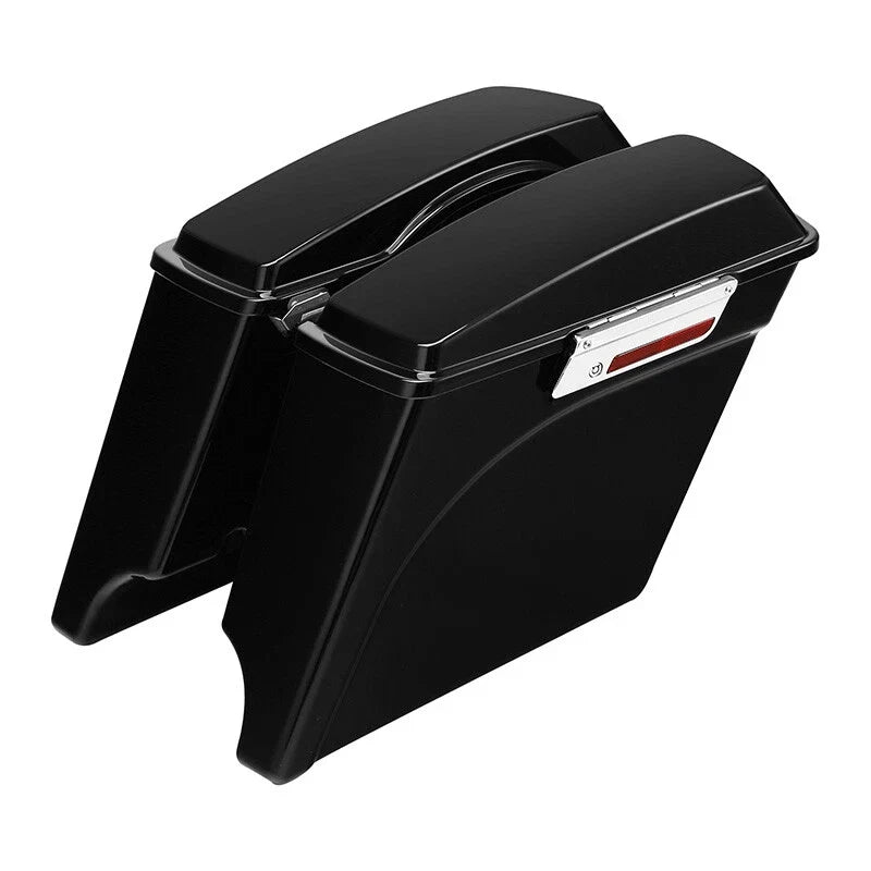 5" Stretched Extended Hard Saddle Bags for Harley Softail (1984–2017)