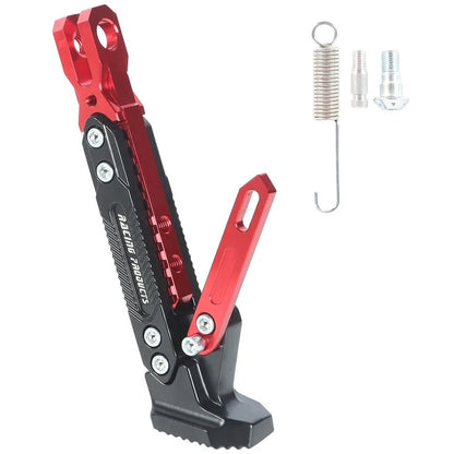 CNC Aluminum Kickstand Foot for Motorcycles - Adjustable Design