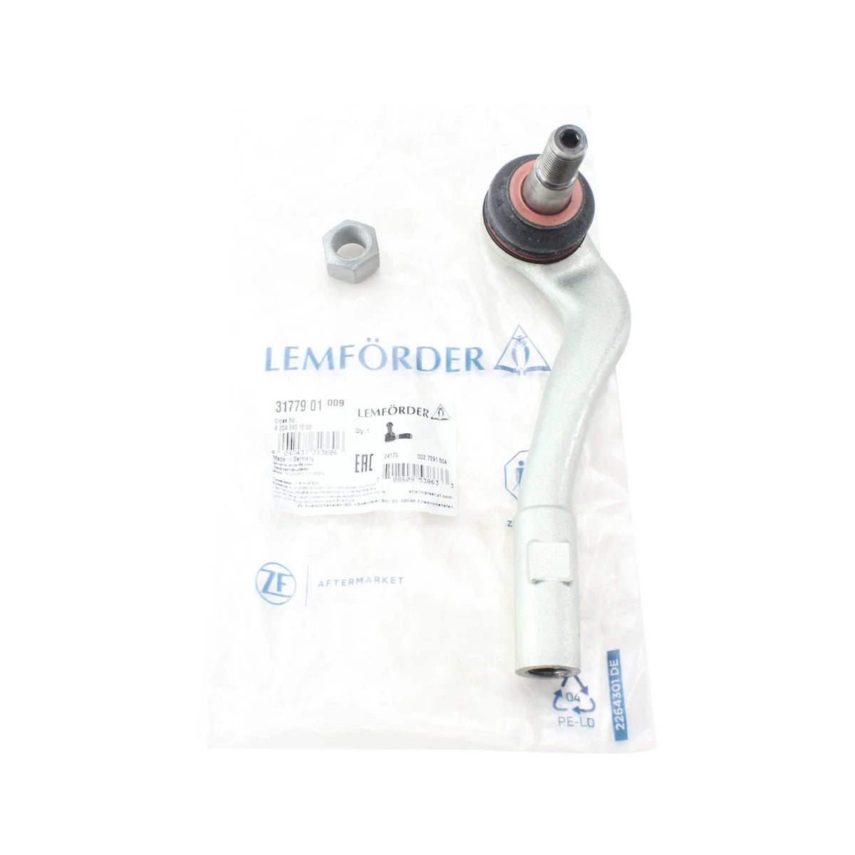 Lemfoerder Front Outer Tie Rod End for Passenger Side (3177901)