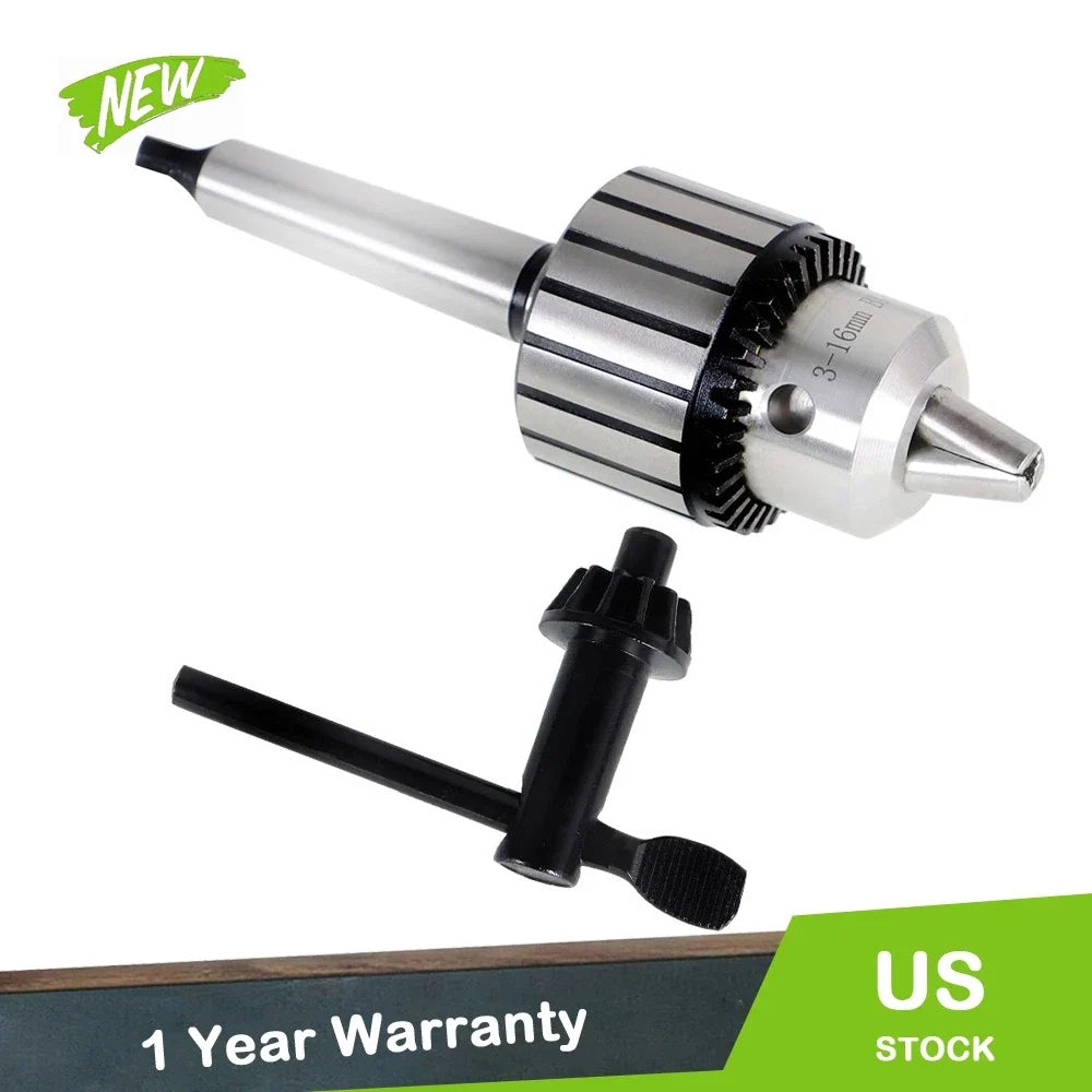 Heavy Duty Drill Chuck for R8 Shank (1/8 - 5/8")