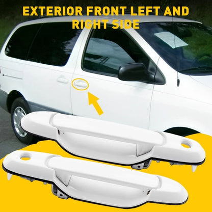 Set of 4 Exterior Door Handles for Sienna 1998-2003 Toyota