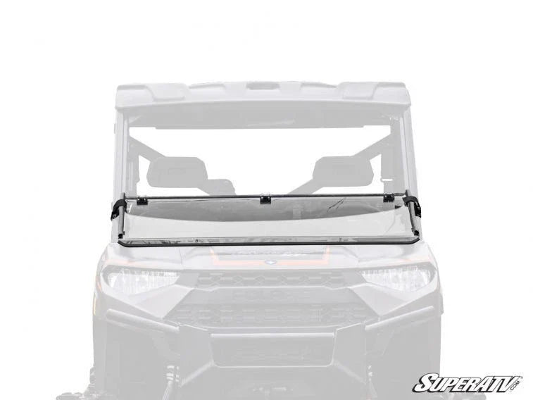 Windshield Flip Down, Scratch Resistant for Polaris Ranger XP 1000 2017-2023