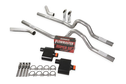 Dual Exhaust System 2.5" Flowmaster Super 10 for 1973-1979 Ford F-Series