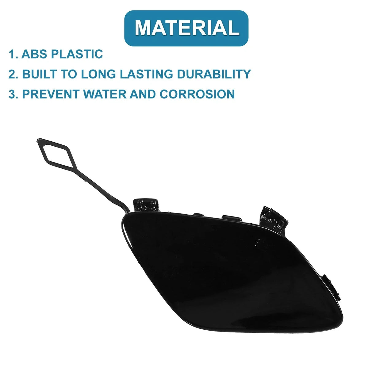 Tow Hook Cover for Front Bumper in Bright Black - Mercedes-Benz E250 2014-2015