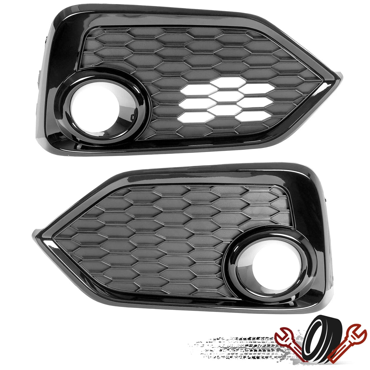 Fog Light Trim Bezel Covers for Honda Civic Hatchback (2017–2019)