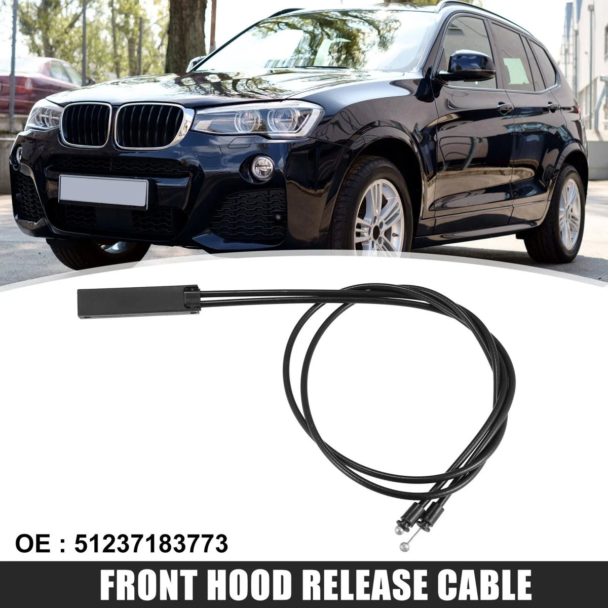 Hood Release Cable for BMW 5 Series GT (2008–2013) 51237183773