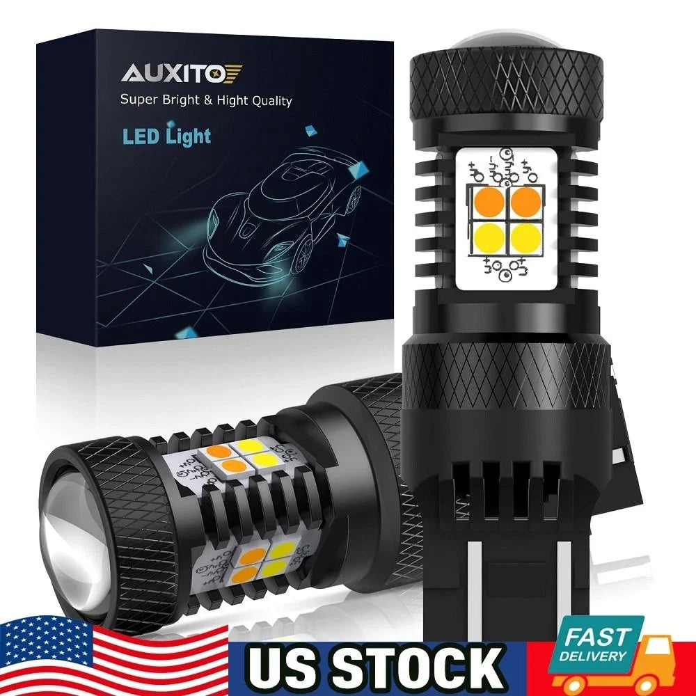 AUXITO Switchback LED Turn Signal Lights 7443