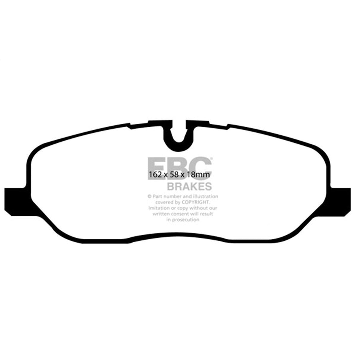 Brake Pads Set of 2 for Range Rover Sport LR3 (2005-2009)