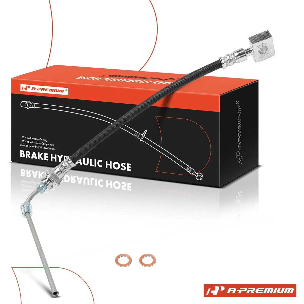 Rear LH Brake Hydraulic Hose for Ford E-450 Econoline (2000–2002)