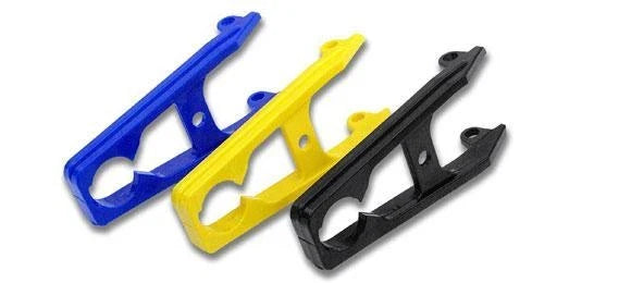 TM Designworks Front Swingarm Protector for Suzuki LTZ400 (2002–2005) - Yellow
