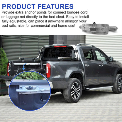 4-Piece Cargo Tie Down Cleats for Nissan Titan XD 2016-2023 999T7-W3900