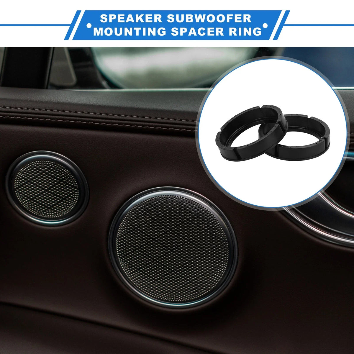 2X Speaker Spacer Ring for Volkswagen CC (6.5'' Tweeter)