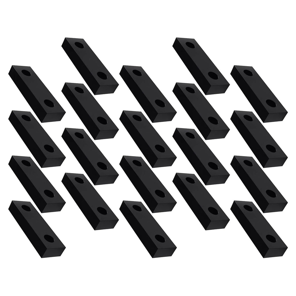 6"x2"x1" Standard Aluminum Soft Jaws - 10 Count