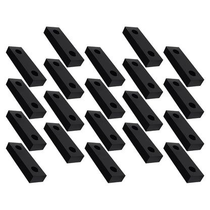 6"x2"x1" Standard Aluminum Soft Jaws - 10 Count