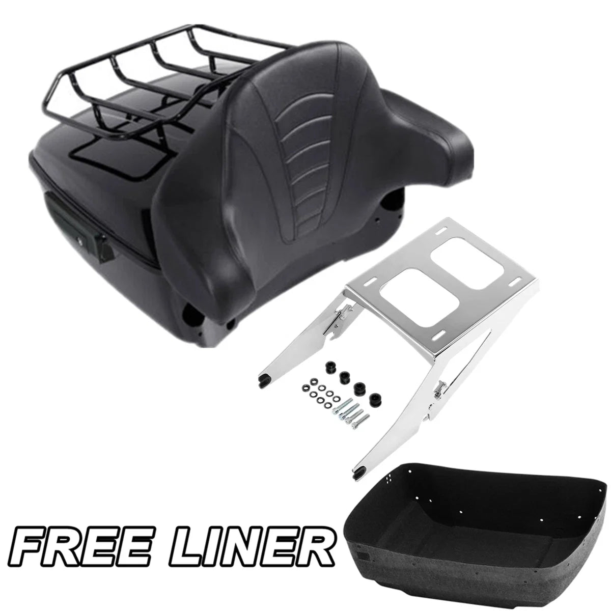 Trunk Mount Backrest Pad for Sport Glide FLSB Harley 2018-2025