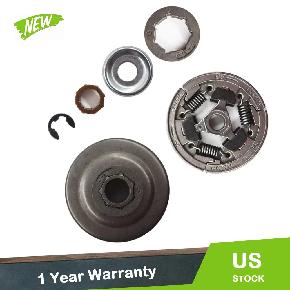 Clutch Drum Rim Sprocket Bearing Kit for Stihl 036 MS360
