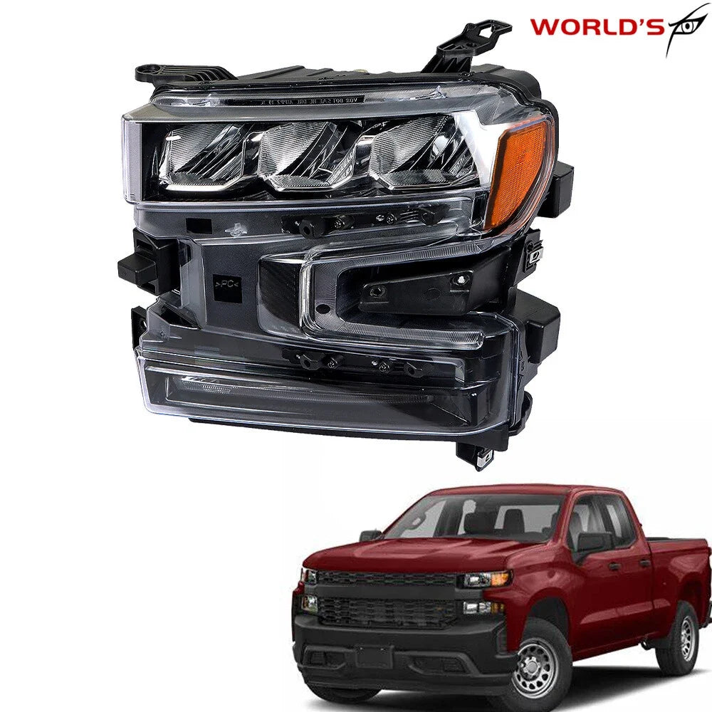 Left LED Headlight for Chevrolet Silverado 1500 (2019–2021)