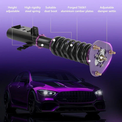 Coilover Struts Adjustable Shocks Set for Scion tC 2005-2010