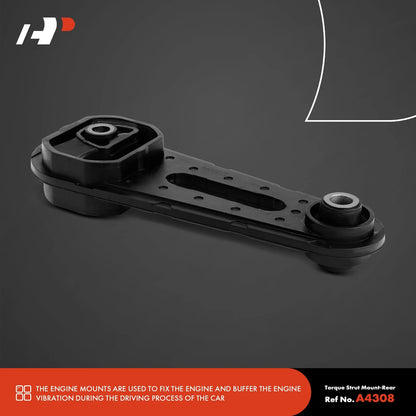 2X Set of Torque Strut Mounts for Nissan Sentra (2007–2012)