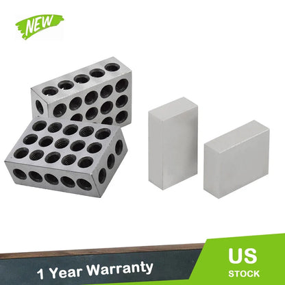 Precision 1-2-3 Blocks (0.0001") for Machinist Jig, No Holes