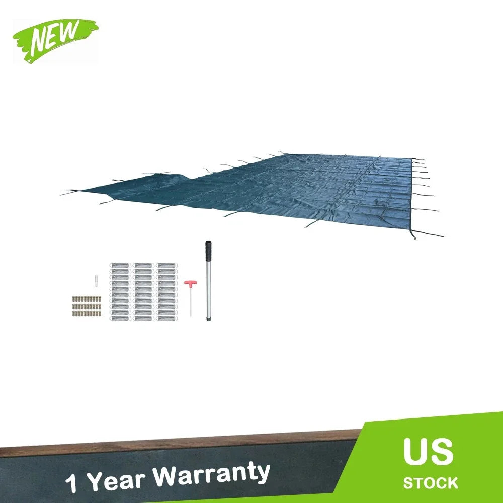 Pool Cover Safety for Rectangle Swimming Pool (20x40 Ft)