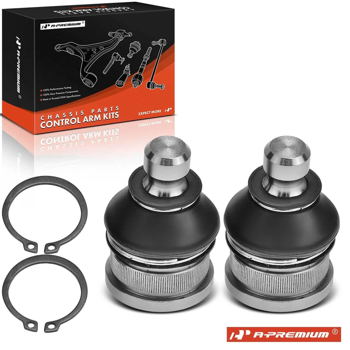 2X Front Lower Ball Joint for Nissan Versa (2012–2019) Versa Note (2014–2019)