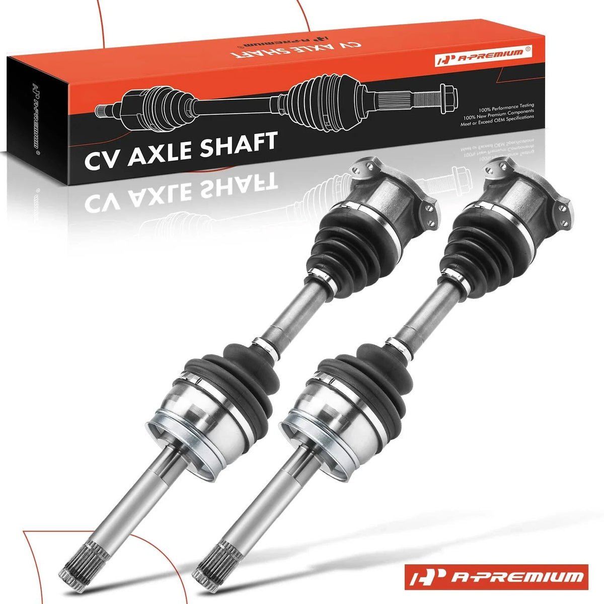 Pair Front CV Axle Assembly for Nissan Pathfinder (1987–1989)