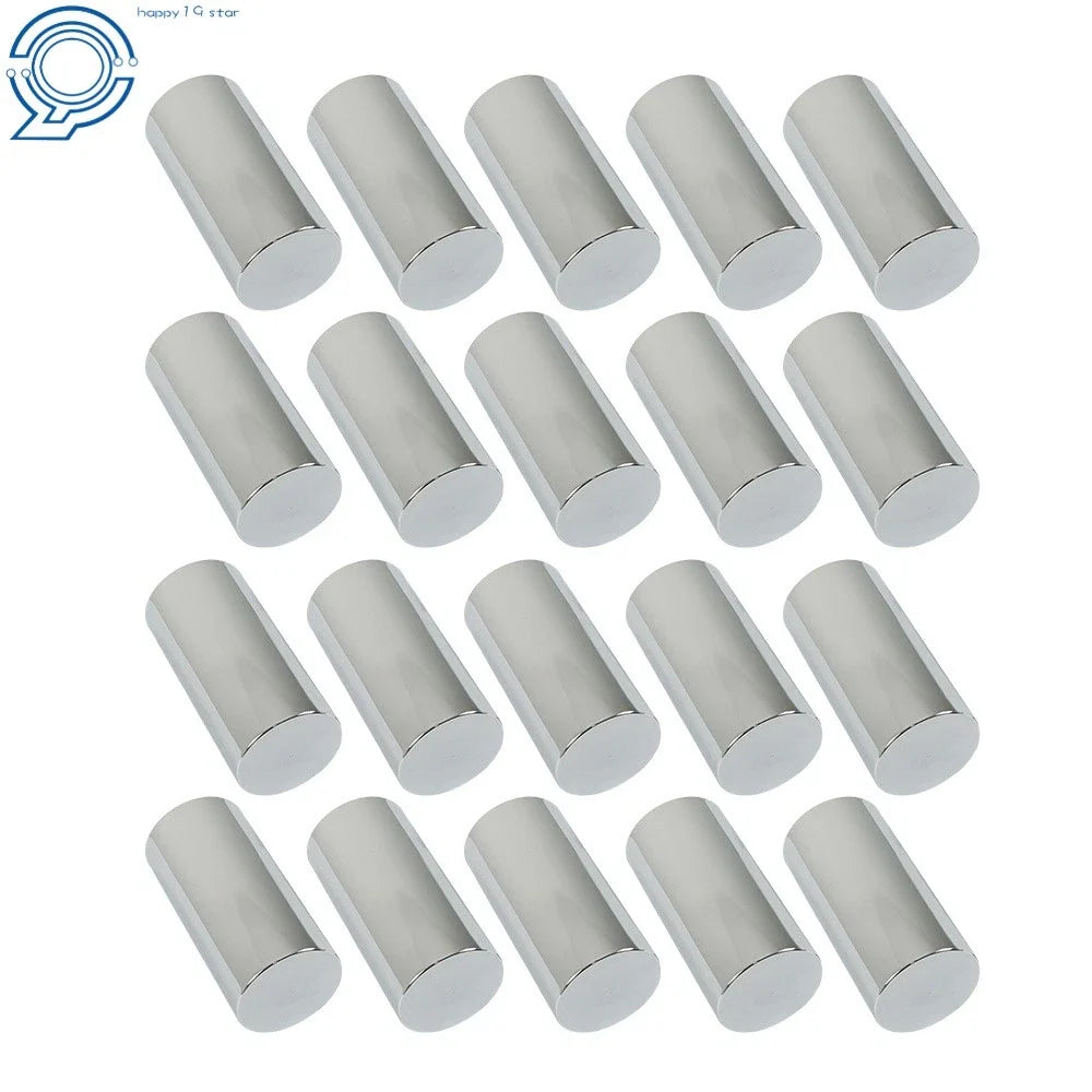 20 Pack Chrome Lug Nut Covers for Semi Truck (Fits 33mm)