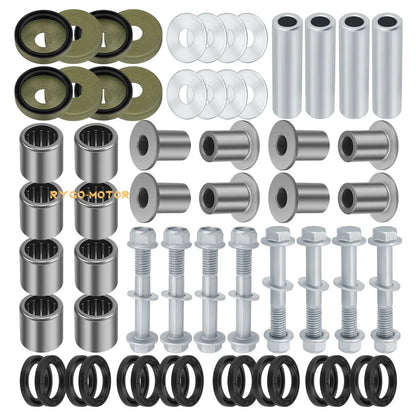 4-Piece A Arm Bushings Seals Kit for Suzuki LTZ400 Z400 Arctic Cat 400
