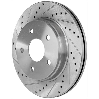 2007 Dodge Ram 1500 Disc Brake Pad Kit - Cross-drilled & Slotted
