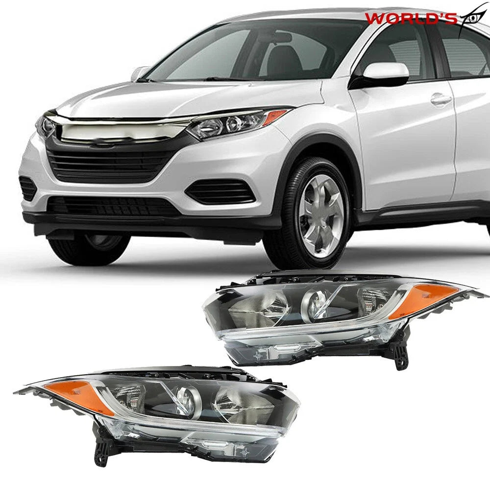 Headlights with LED DRL for Honda HR-V (2019–2021)