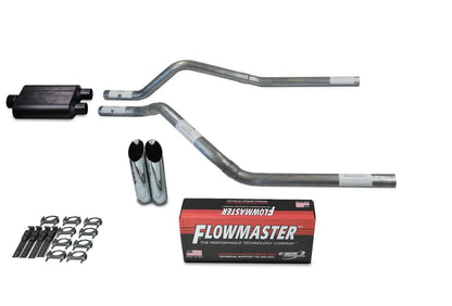 Dual Exhaust Kit 2.5" - Flowmaster Super 44 for Chevy Blazer 2000–2004