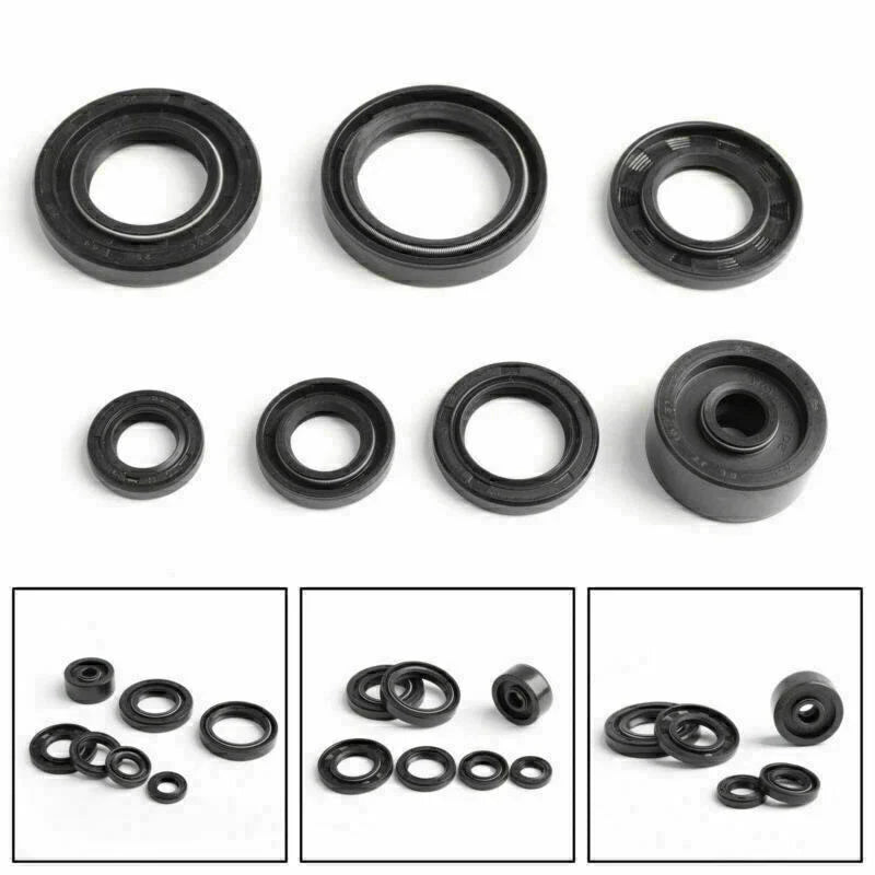 Engine Cylinder Oil Seal Rebuild Kit for Yamaha DT125E DT125 DT125R (1989–1996)