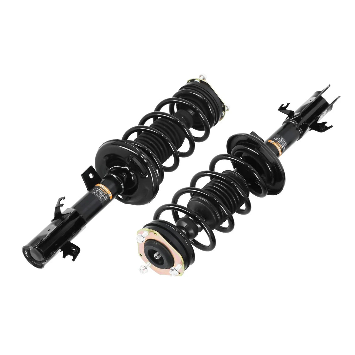 Set of 2 Front Struts with Coil Spring Assembly for Ford Fiesta (2011–2013)