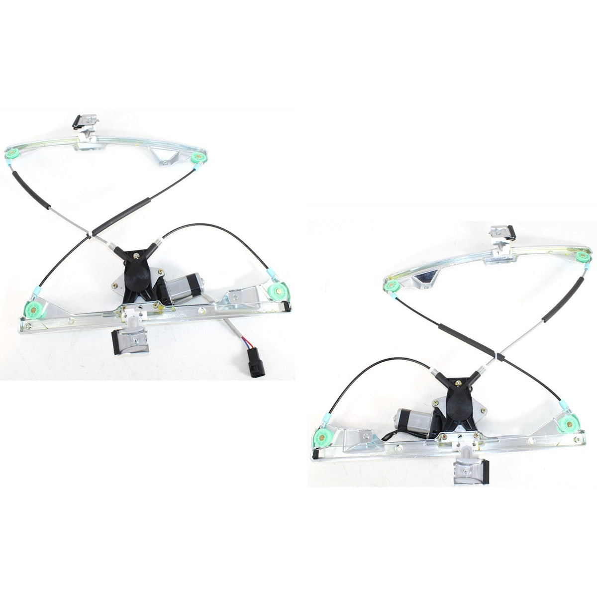 Window Regulator Set for Front Driver and Passenger Sides - 2 pcs