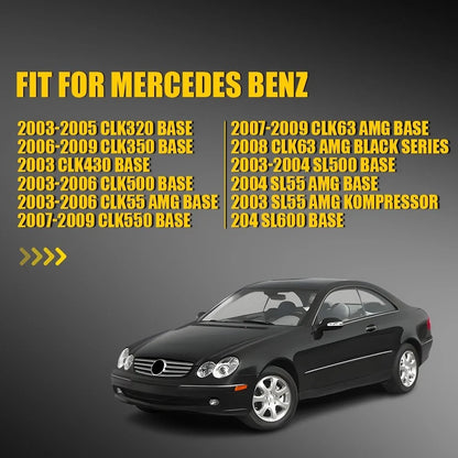 Mirror Glass for Mercedes-Benz CLK320 CLK350 CLK430 CLK500 (2003–2009) LH