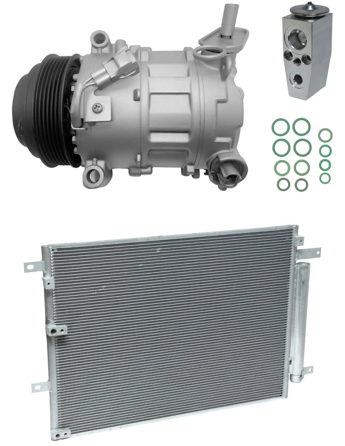 A C Compressor Kit With Condenser for Jeep Cherokee 2.4L (2014–2014)