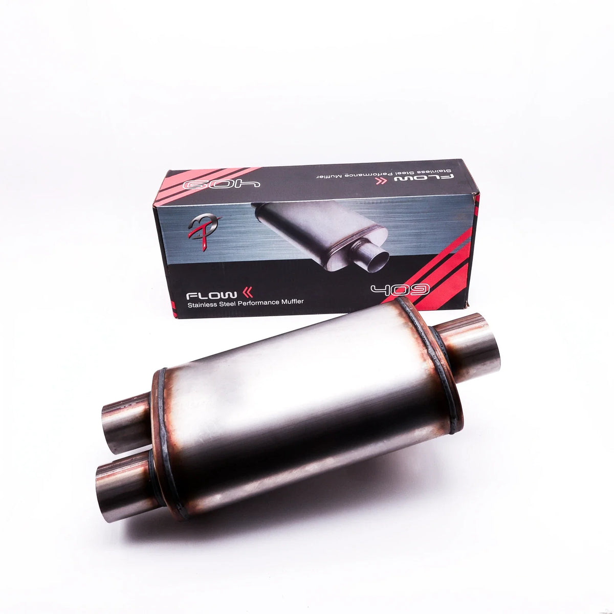 2.5" Dual Exhaust Flow II SS Muffler for Dodge Ram 1500 (2019–2025)