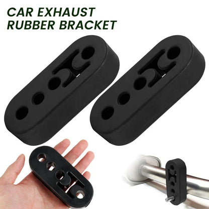 Adjustable Exhaust Hangers - 2Pc Polyurethane Rubber for Universal Use