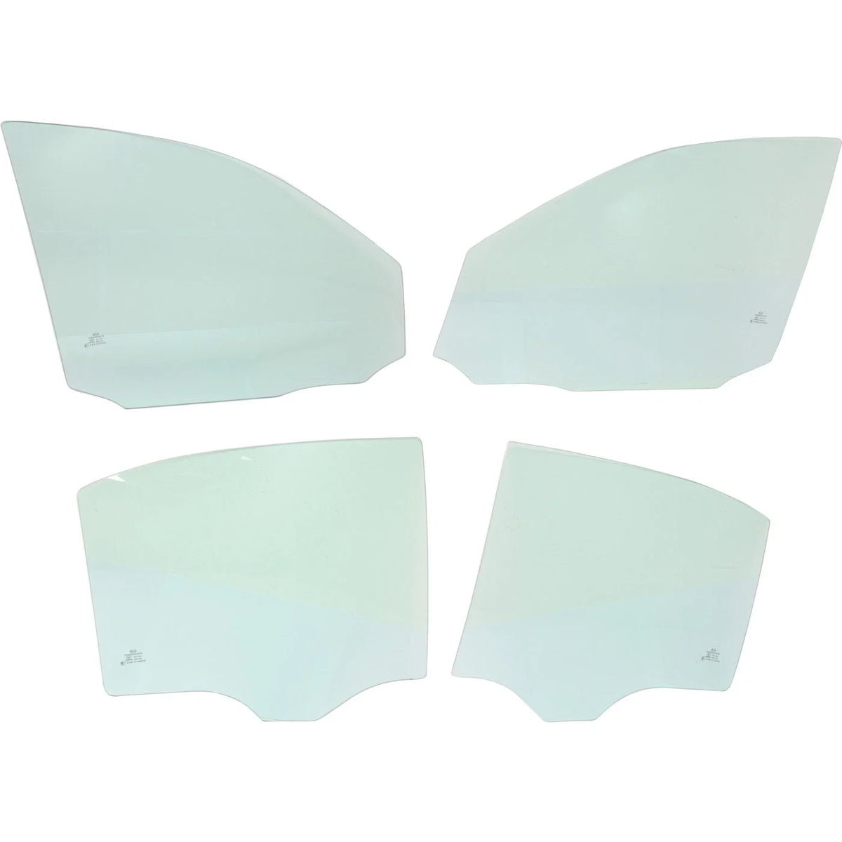 4-Piece Door Glass Set for MB C Class
