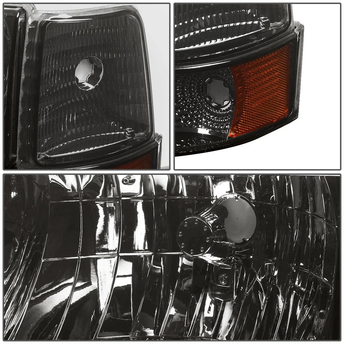 LED DRL Bumper Headlights for Ford F150/F250/F350 (1992–1996)